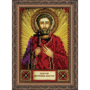 Святий Віктор Набір для вишивання бісером ікони Абріс Арт AAM-031
