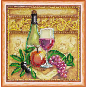 Вино и виноград Набор для вышивки бисером Абрис Арт AM-126