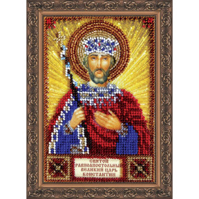 Святий Костянтин Набір для вишивання бісером ікони Абріс Арт AAM-030