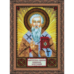 Святой Мирон Набор для вышивки бисером иконы Абрис Арт AAM-139