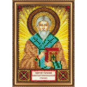 Святой Тарасий (Тарас) Набор для вышивки бисером иконы Абрис