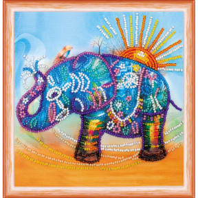 Неоновый слон Набор для вышивки бисером Абрис Арт AM-149 фото