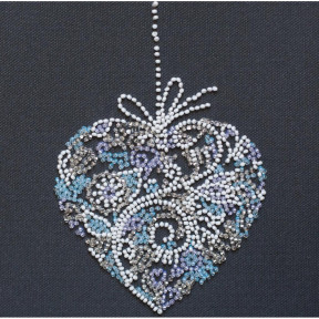 Кружевное сердце Набор для вышивки бисером Абрис Арт AM-23