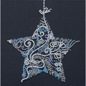 Кружевная звезда Набор для вышивки бисером Абрис Арт AM-229 фото