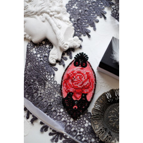 Страсть Набор для вышивки бисером украшения на натуральном художественном холсте Абрис Арт AD-014