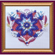 Символ любви Набор-магнит для вышивки бисером Абрис Арт AMM-04