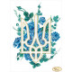 Герб в цветах Схема для вышивки крестом Tela Artis ТА-508