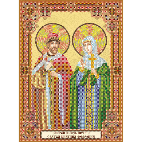 Святий князь Петро та свята княгиня Февронія Схема для вишивки