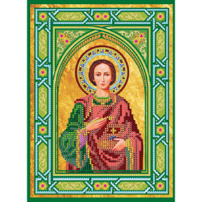 Святой Пантелеймон Схема для вышивки бисером иконы Абрис Арт