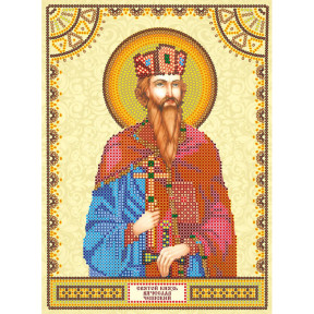 Святий В'ячеслав Схема для вишивки бісером ікони Абріс Арт ACK-065