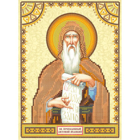 Святой Антоний Схема для вышивки бисером иконы Абрис Арт ACK-063