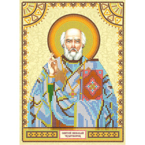 Святой Николай Схема для вышивки бисером иконы Абрис Арт