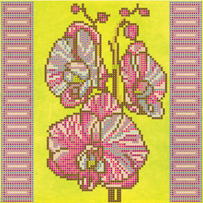 Орхидеи Схема для вышивки бисером Абрис Арт AC-034 фото