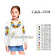 Заготівля під вишивку дитячої сорочки (дівчинки 5-10 років) ТМ КОЛЬОРОВА СДД-004