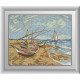 Рыболовные лодки на берегу Сент-Мари. Ван Гог Набор алмазной живописи Dream Art 30515D