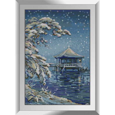 Зимова пагода Набір алмазного живопису Dream Art 31750D