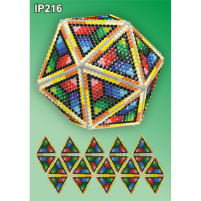 Калейдоскоп V2 3d Новорічна куля Набір для викладення пластиковими алмазиками Натхнення IP216