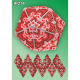 Квітка 3d Новорічна куля Набір для викладення пластиковими алмазиками Натхнення IP214