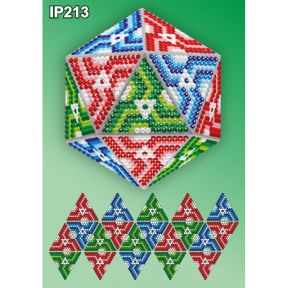 Калейдоскоп V1 3d Новорічна куля Набір для викладення пластиковими алмазиками Натхнення IP213