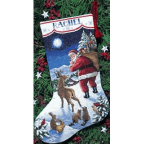 Набор для вышивания Dimensions 08683 Santa’s Arrival Stocking