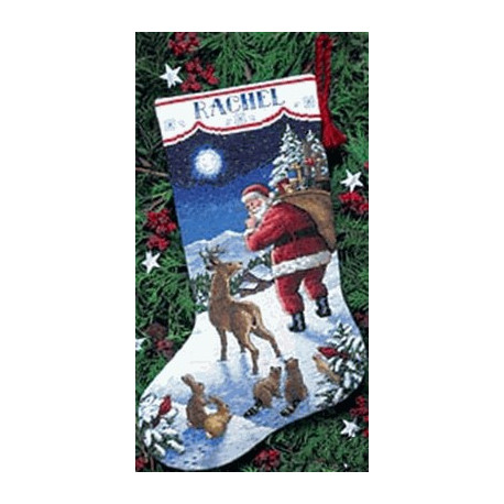 Набір для вишивання Dimensions 08683 Santa&#39;s Arrival Stocking