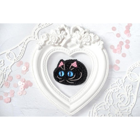 Черный котенок Набор для вышивки украшения Tela Artis Б-119