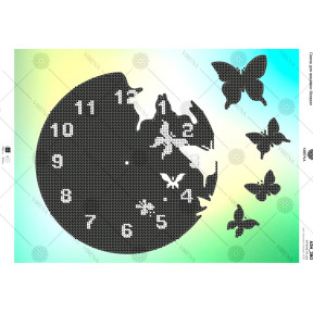 Часы Схема для вышивания бисером Virena А3Н_280