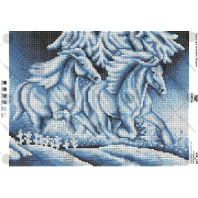 Зима Схема для вышивки бисером Virena А3Н_149