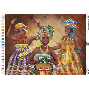 Африка Схема для вышивки бисером Virena А3Н_144