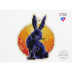 Кролик Набор для вышивки крестом на деревянной основе ФрузелОк 1701ф