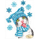 Языкатая кошка Схема для вышивки бисером Tela Artis ТД-036