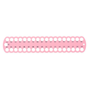 Органайзер для муліне (Пластик) Пронумерований 1-37 Feibo FA18-5 Рожевий