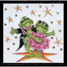 Набір для вишивання Design Works 2776 Dancing Frogs фото