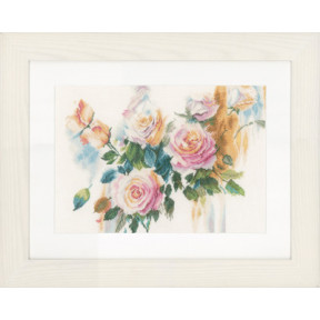 Набір для вишивання Lanarte PN-0151017 Pink Roses Bouquet