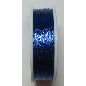 Металізована нитка плоска Люрекс Адель 80-09 синій 100м фото