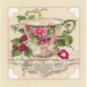 Набір для вишивки хрестиком Ріоліс 1476 Малиновий чай