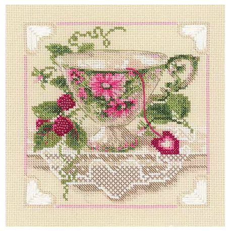 Набор для вышивки крестом Риолис 1476 Малиновый чай фото