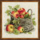 Набор для вышивки крестом Риолис 1450 Спелые яблоки фото