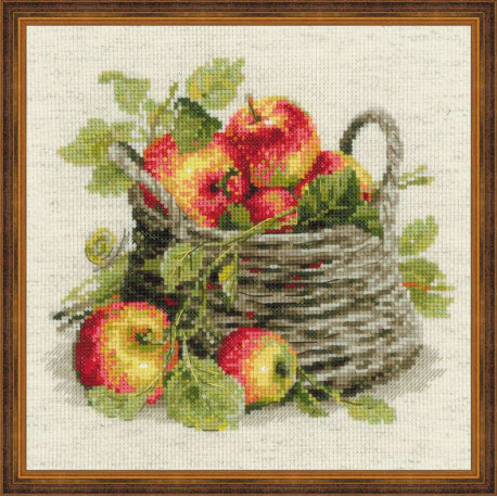 Набір для вишивки хрестиком Ріоліс 1450 Стиглі яблука фото