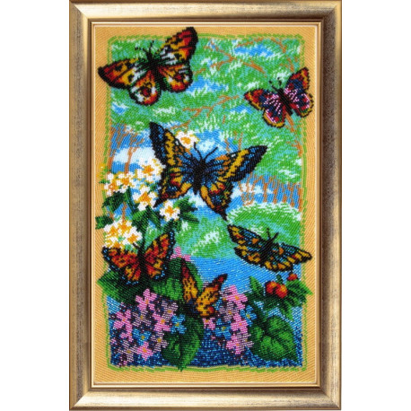 Набор для вышивания бисером Butterfly 110 Порхающие бабочки фото