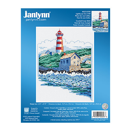 Набор для вышивания Janlynn 023-0598 Lighthouse On A Hill фото