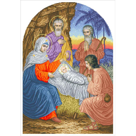 Різдво Христове Набір для вишивання бісером БС Солес І-РХ фото