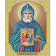 Святой Александр Свирский (большой) Набор для вышивания бисером