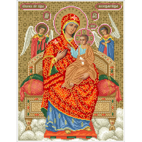 Пресвятая Богородица Всецарица Набор для вышивания бисером БС