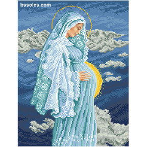 Богомладенец в чреве Девы Марии Набор для вышивания бисером БС Солес БУДМ