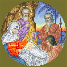Рождество Христово (ИЗ) Набор для вышивания бисером БС Солес РХ-ІЗ