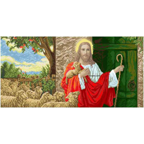 Иисус стучится в дверь (большой) Набор для вышивания бисером БС