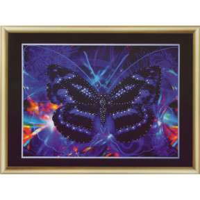 Ночная бабочка Набор для вышивания стразами Чарівна мить КС-171