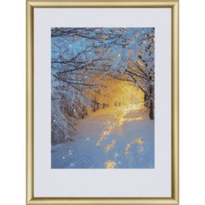 Зимний лес Набор для вышивания стразами Чарівна мить КС-176 фото