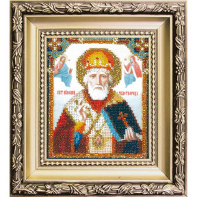Ікона святителя Миколая Чудотворця Набір для вишивання бісером